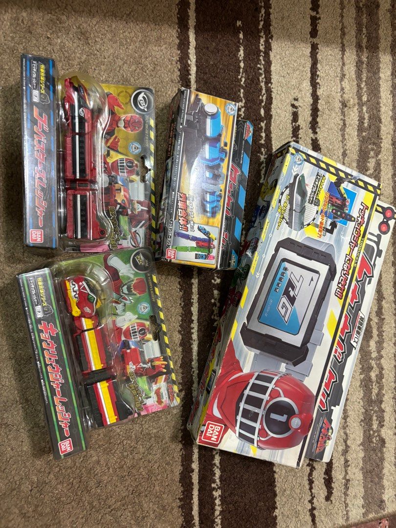 Go Busters Ressha (Weapon Set) Bandai DX Tank Go-Busters Kyoryuger Toqger Toq Ressha ...