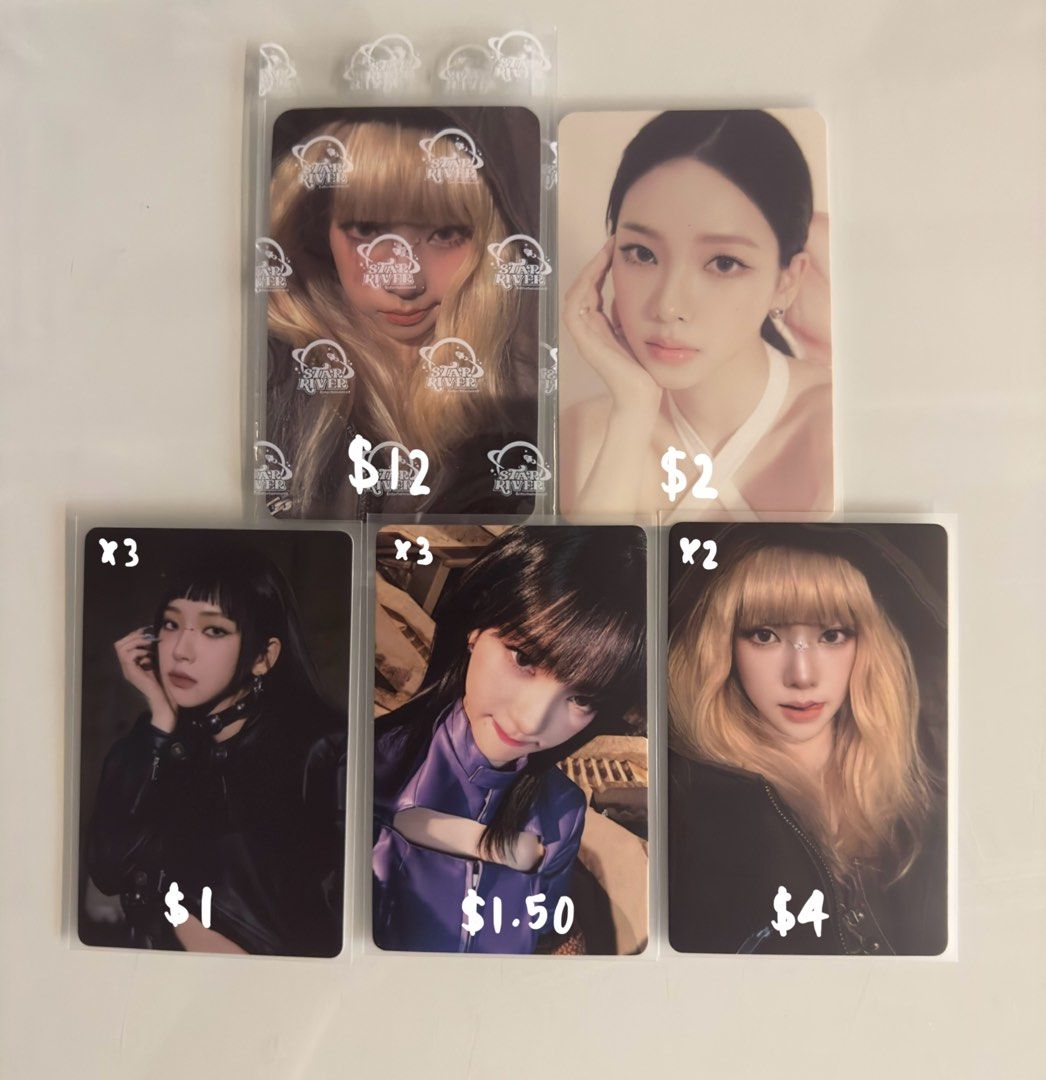 AESPA FULL ALBUM ARMAGEDDON POB STARRIVER CHINA PHOTOCARD