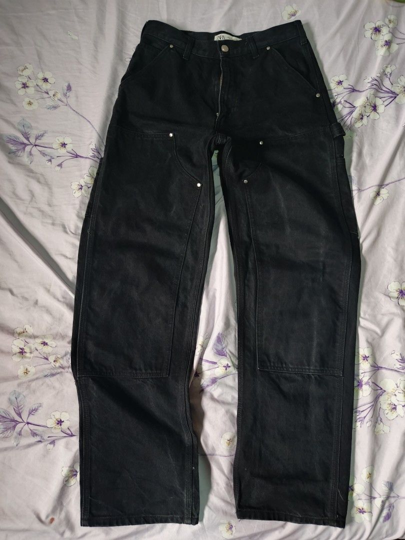 ZARA DOUBLE KNEE (Category: Jeans) located in Bato. Submitted by haisgsiehekhee (Listing ID 1323082799, Image 1). Description: ZARA DOUBLE KNEE 30 WAIST 41 LENGHT 9 HEM.