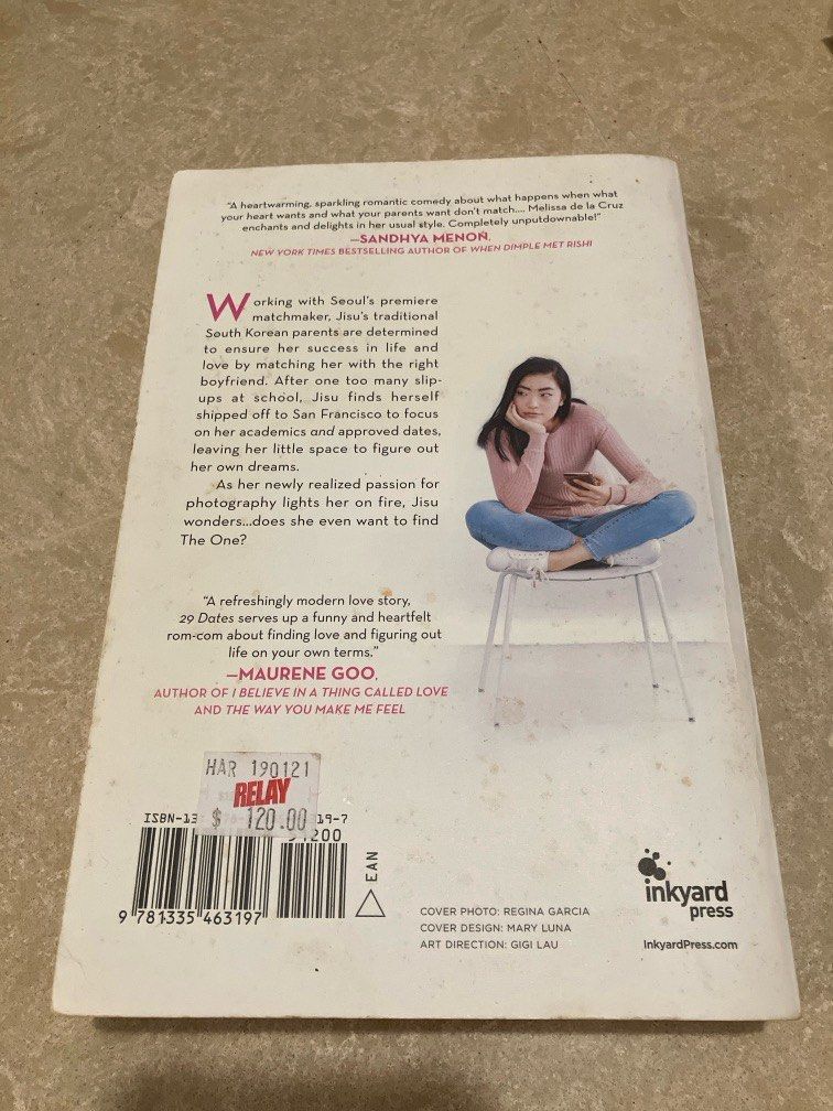 29 Dates (Category: Storybooks) located in Singapore. Submitted by yamiyoghurt (Listing ID 1324860907, Image 2). Description: By Melissa De La Cruz Book condition is great but cover a little faded (7/10) .