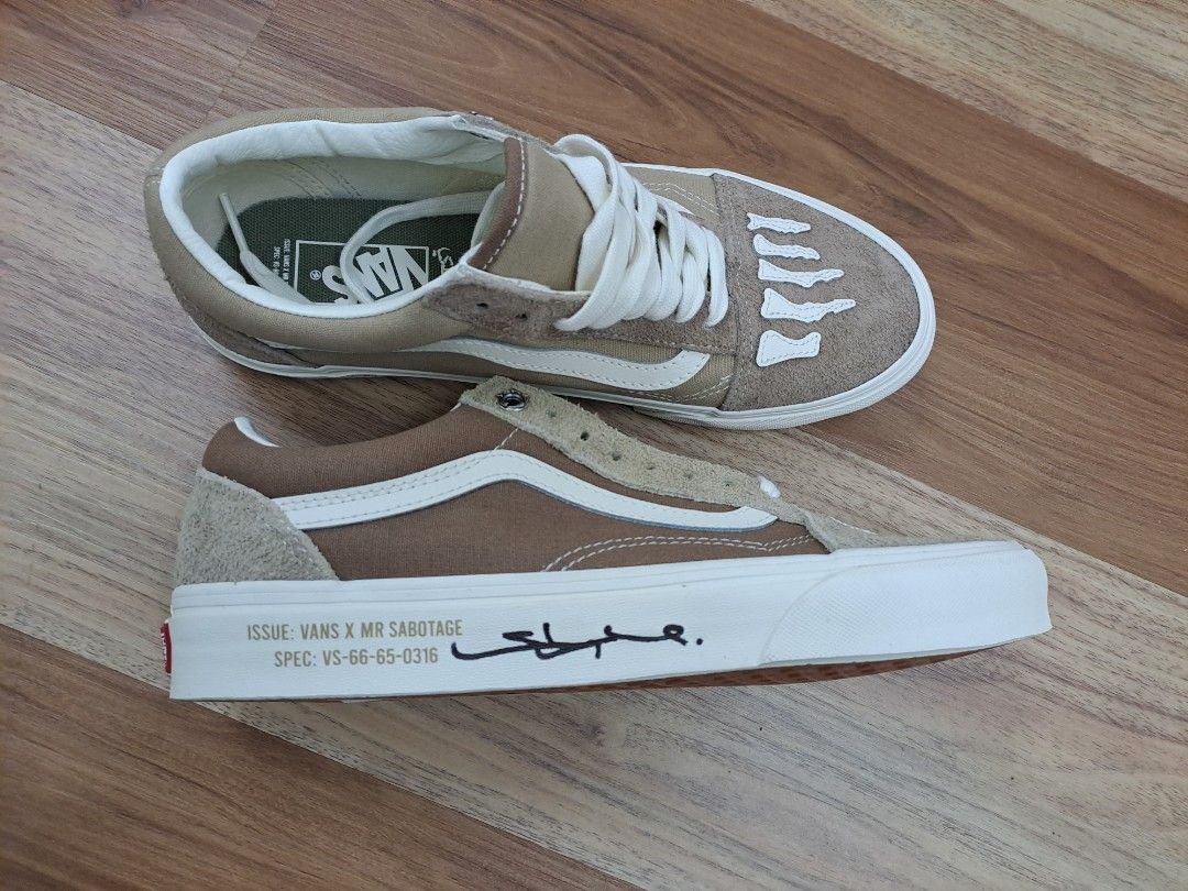 NEW ] Vans X Mr Sabotage Old skool With Signature, Men's