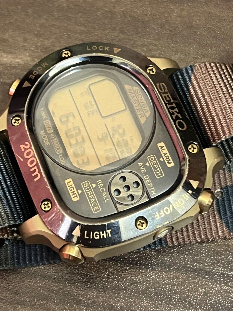 古董Seiko 精工石英潛水錶Scuba Master M725-5A00 Vintage
