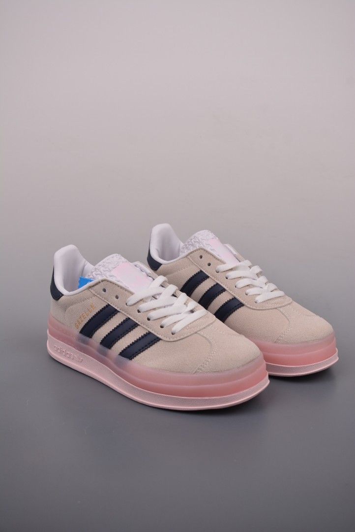 adidas Gazelle Bold Clear Pink Night Indigo shoes, Women's Fashion