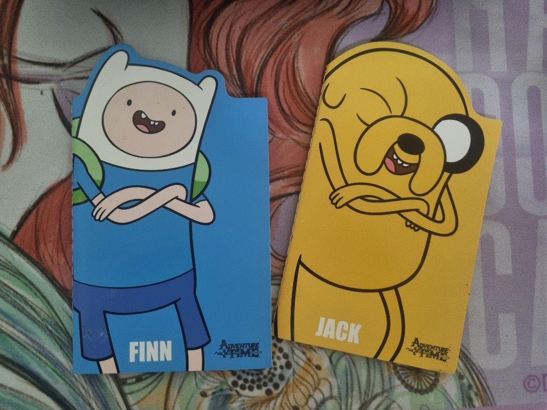Adventure Time Mini Notebooks Sold as Pair (Category: Stationery & School Supplies) located in Manila. Submitted by declutterwithcrescent (Listing ID 1324841671, Image 1). Description: Decluttering.