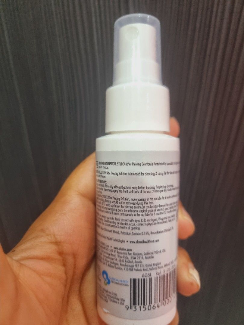After piercing solution, Beauty & Personal Care, Ear Care on Carousell