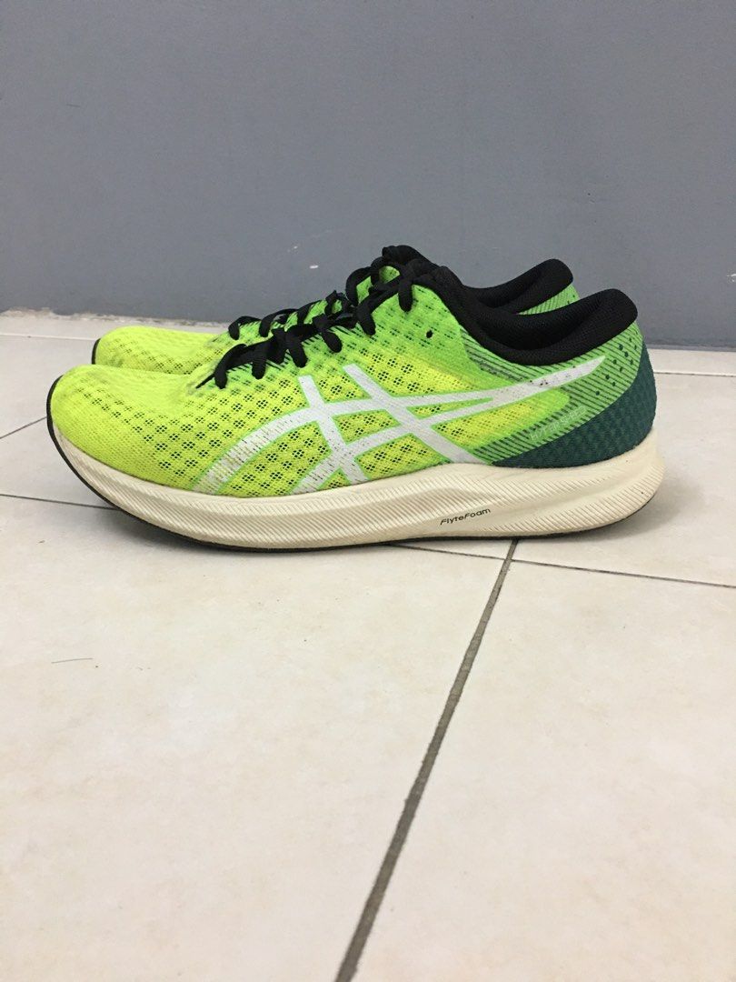 Green and yellow running shoes best sale
