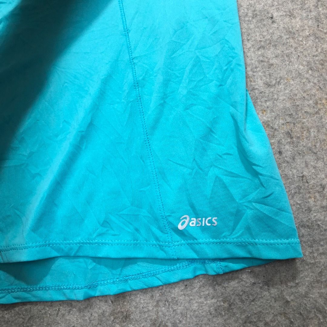 ASICS Two Tone Racerback Running Run Blue Black Top, Men's Fashion ...