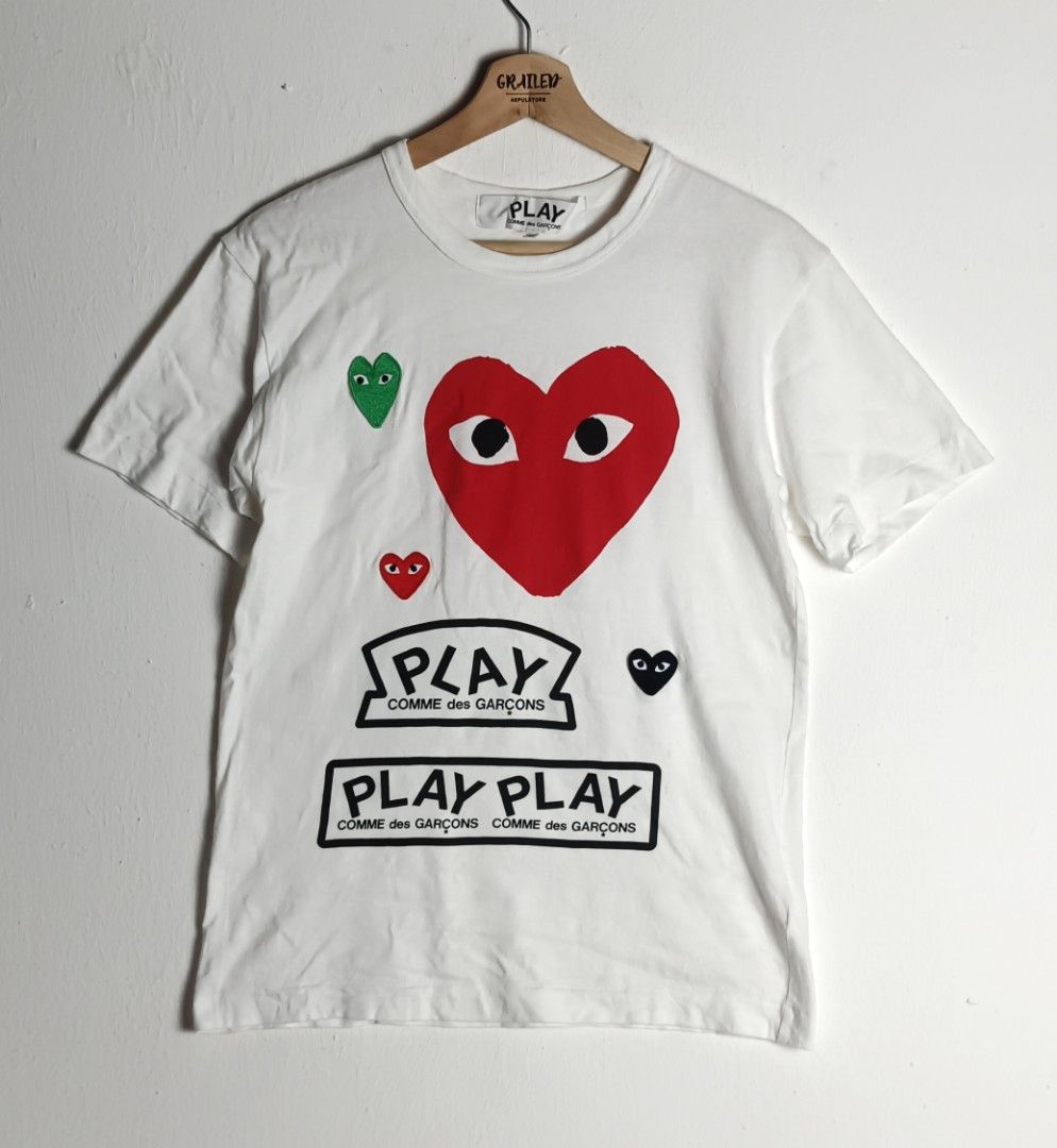 Authentic Comme des garcon Men s Fashion Tops Sets Tshirts Polo Shirts on Carousell