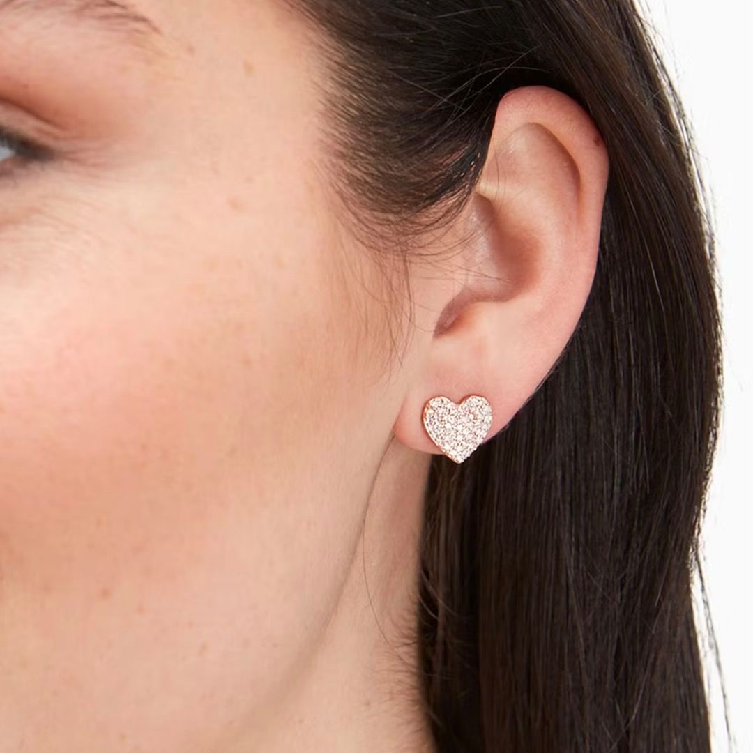 Kate spade earrings heart shop