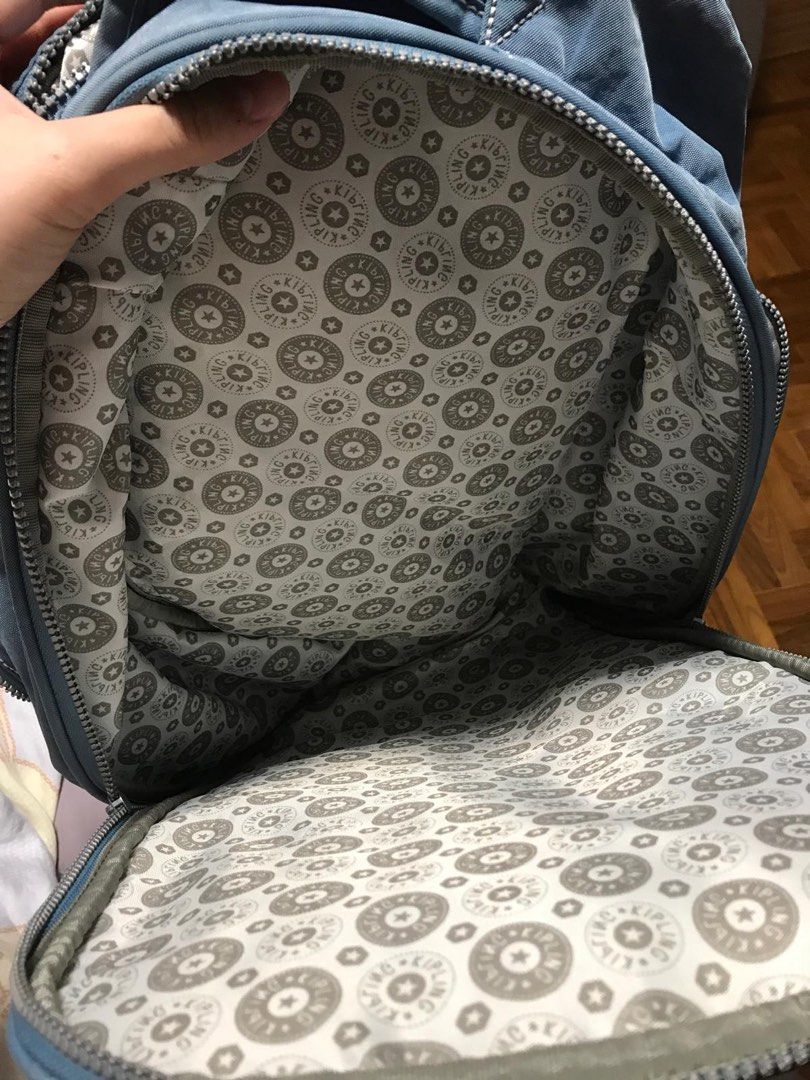 Backpack (Category: Backpacks) located in Singapore. Submitted by coolstone.f45001 (Listing ID 1324870150, Image 3). Description: Kipling blue backpack Water resistant Super durable Bought at $109 selling cheap.