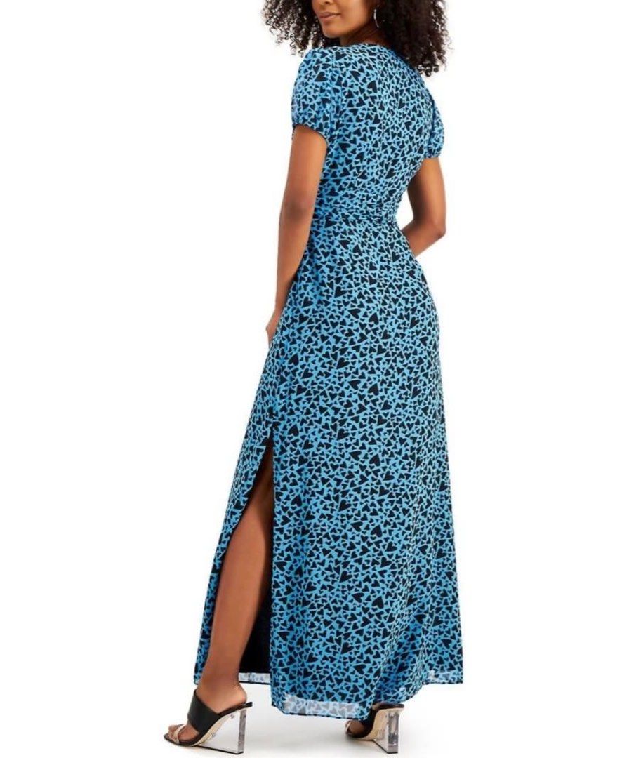 Bar III Blue Maxi Dress with Slit (Category: Dresses) located in Paranaque City. Submitted by luluswardrobe (Listing ID 1324848608, Image 2). Description: Super pretty and very flattering Love this dress but doesn’t fit me anymore No flaws Functional buttons With inner lining From USA 🇺🇸 Retails at approx. 4k+ Small on tag but can fit up to Medium with flat or small tummy Last price already, will rather keep than sell low .