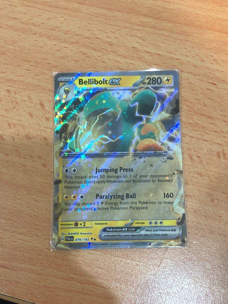 bellibolt ex pokemon card value Iono's Bellibolt ex #172/159 Pokémon SV09: Journey Together — Booghe main image 1