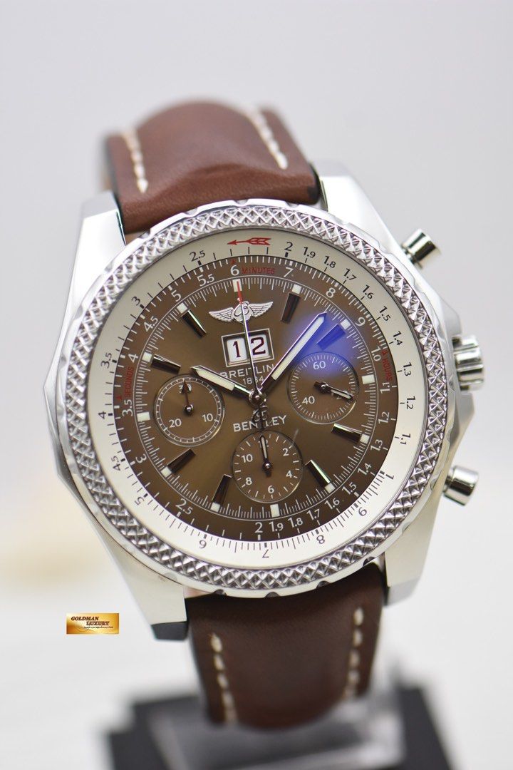 Breitling bentley leather strap outlet