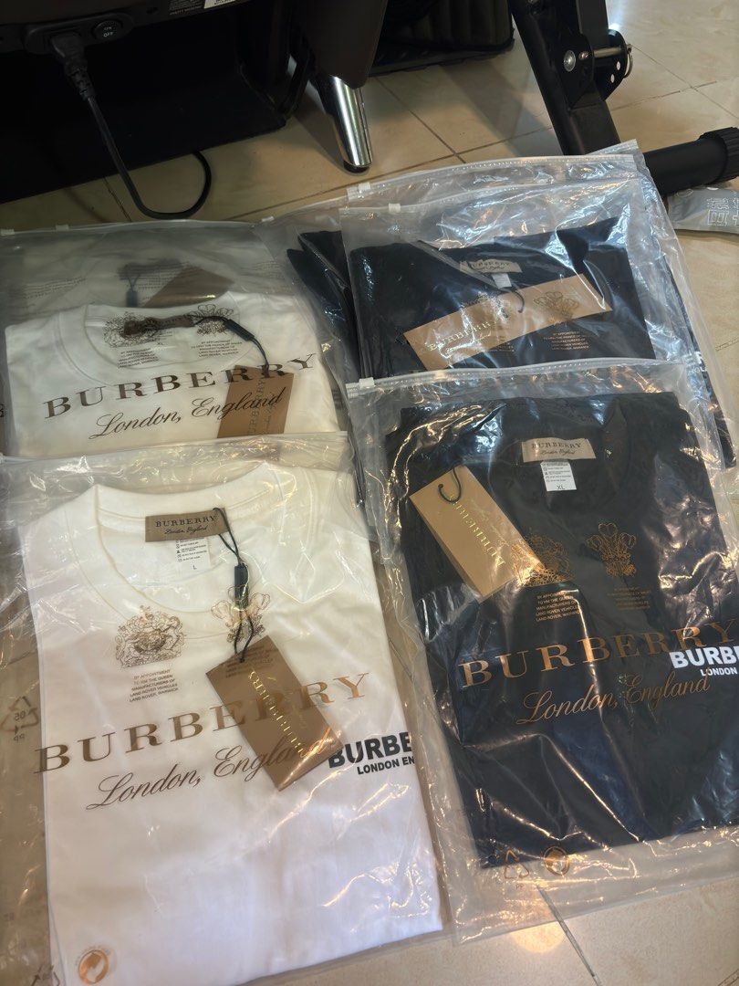 Burberry Plain Logo Tee T shirt Unisex BUY 2 15OFF