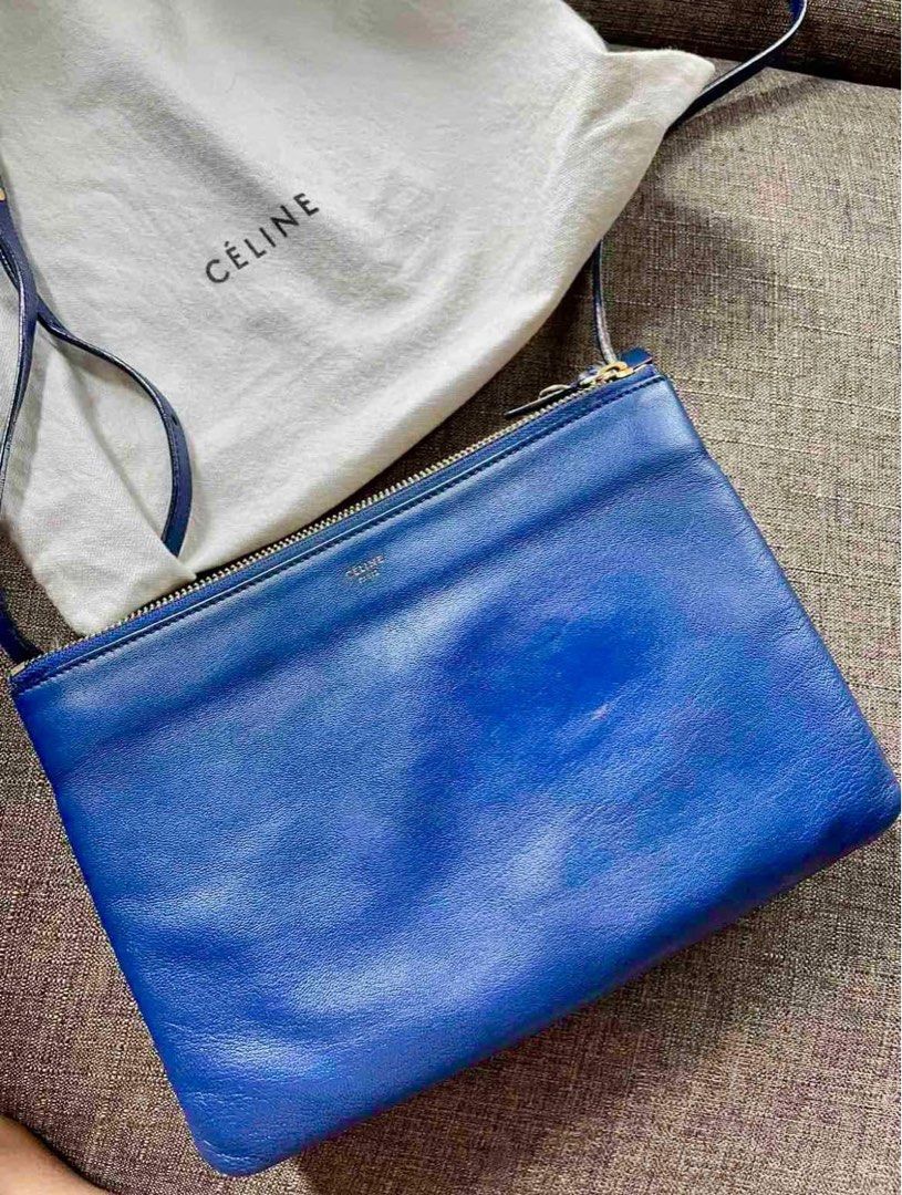 Celine Trio Bag (with dust bag) (Category: Luxury Bags & Wallets) located in Santa Maria. Submitted by jellolol (Listing ID 1324855095, Image 1). Description: Celine trio bag Comes with dustbag Php 12,000 In good condition but with signs of wear. PM to request for more photos.