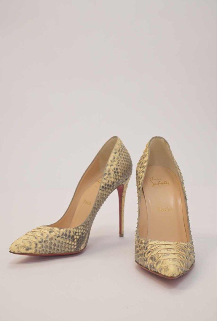 Snakeskin louboutins cheap