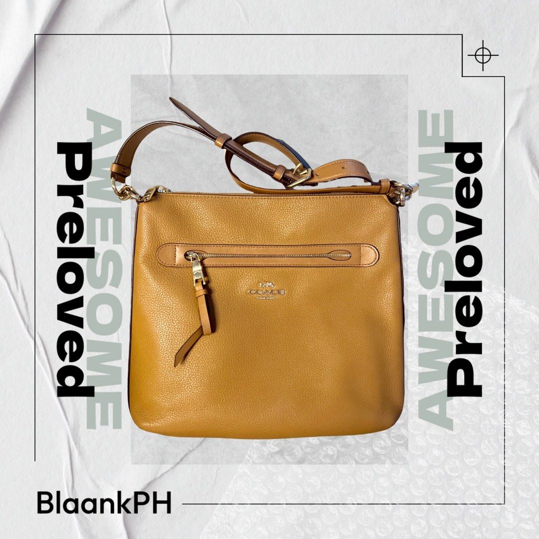 Coach Mae File Crossbody Bag (Category: Cross-body Bags) located in Cainta. Submitted by blaankph (Listing ID 1324748302, Image 1). Description: Preloved Coach Mae File Crossbody ✔️no issues ✔️ what you see is what you get ✔️RFS: decluttering 💋To order, please send us your 👤 Full Name: ☎️Contact Number: 🏠 Complete Address: (House Number, Street, Purok, , City, Province) 🧾We accept bank transfers, Gcash, Maya & Gotyme Features: Refined pebble 