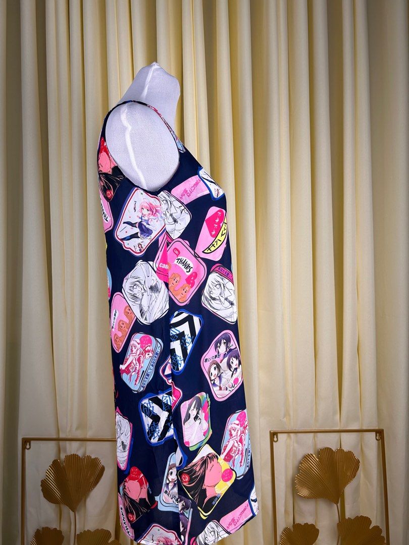 Comic pop art printed Candies Design Mini Dress (Category: Dresses) located in Cavite. Submitted by unique_trends_ph (Listing ID 1324805548, Image 3). Description: 🌸 All measurements are based on a tape measure. 🌸 Colors may vary due to lighting. 🌸 All items have been steamed but still need to be washed..