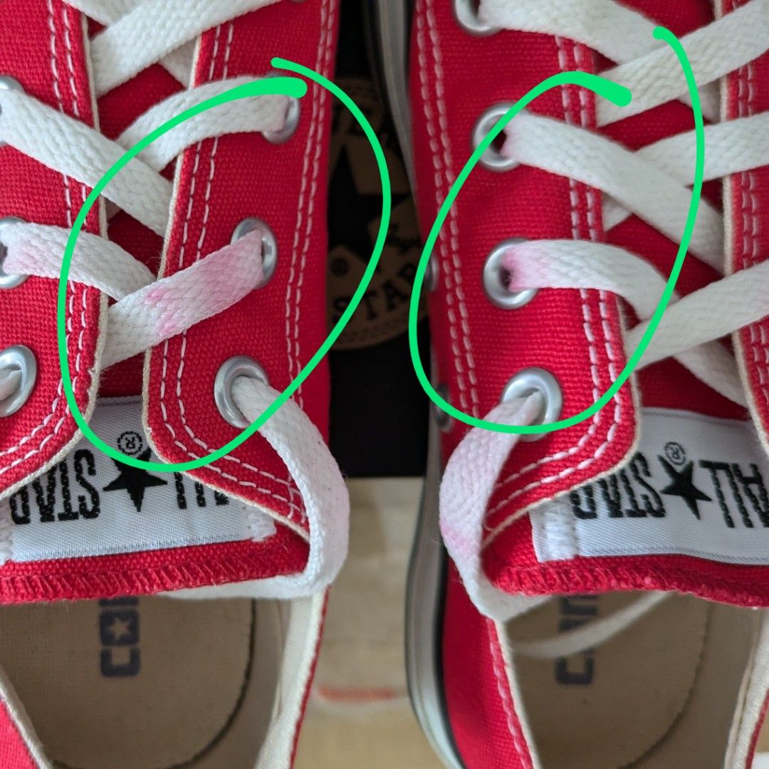 Converse All Star OX Sneakers 23cm US4 Unisex Red Shoes
