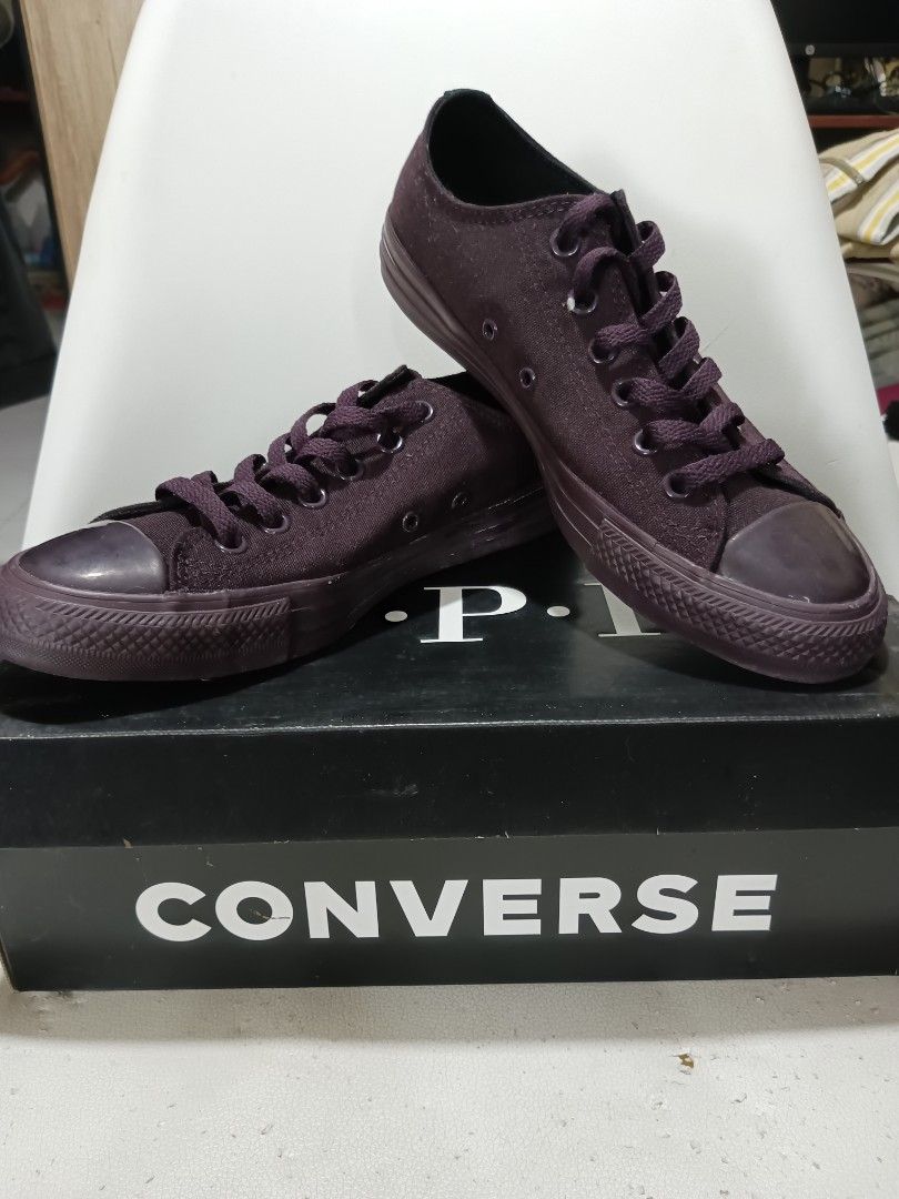 Converse OPI Purple Low x Chuck Taylor Women s Fashion Footwear Sneakers on Carousell
