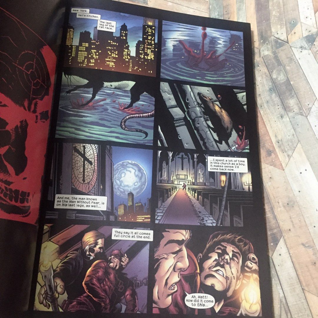 Daredevil : The Movie (Category: Comics & Manga) located in Pasig City. Submitted by sell.phi (Listing ID 1105336984, Image 2). Description: Daredevil : The Movie The Official Comic Book Adaptation also includes the following: Ultimate Daredevil and Elektra #1 Daredevil #32 Spider-man's Tangled Web #4 Jones, Rucka, Bendis preloved paperback with crease on back cover .