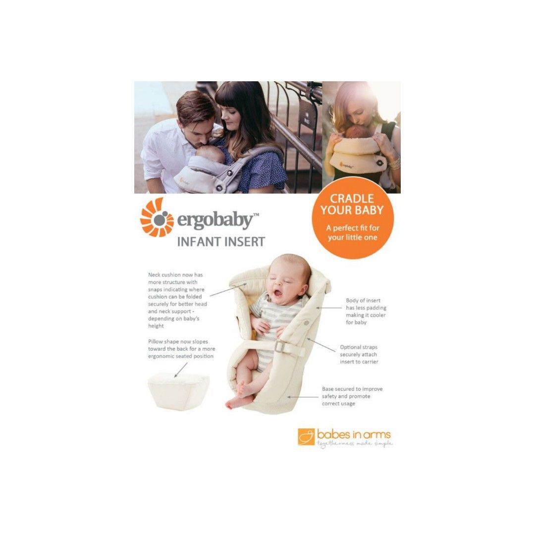 Infant insert ergo sale