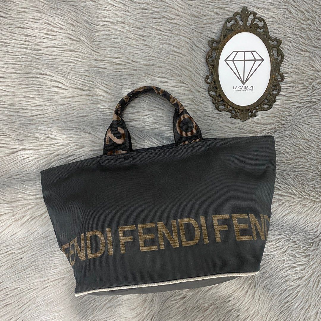 Vintage fendi nylon bag top