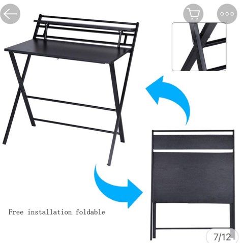 Foldable Study Table (Category: Tables & Sets) located in Singapore. Submitted by jaml4 (Listing ID 1324757302, Image 2). Description: Would like to give it away for cheap price. (Negotiable).