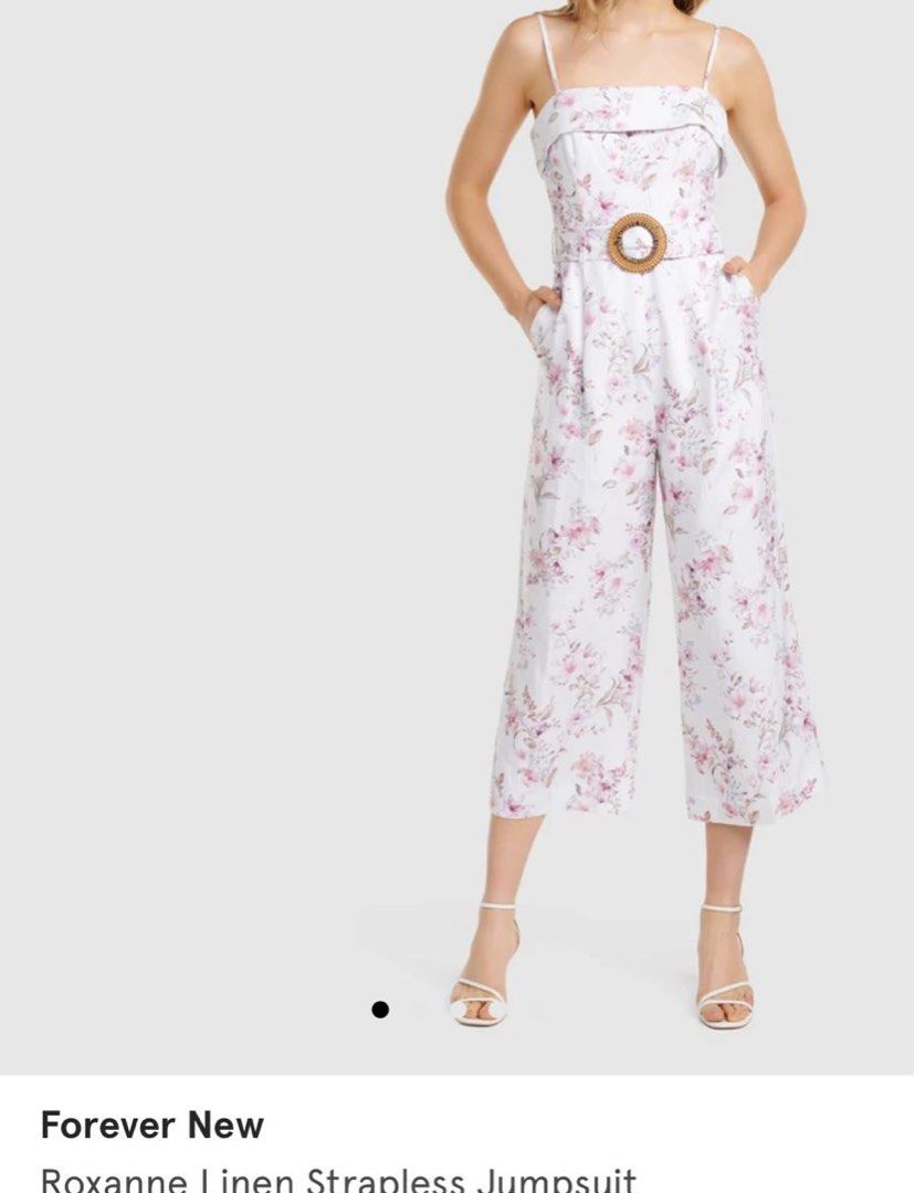 Forever new floral jumpsuit