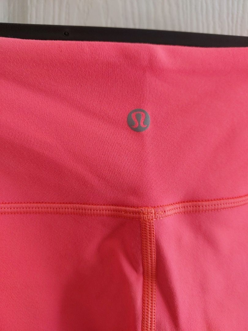 GEnuine Lululemon Crop Leggings, Orange, Gray inside (Category: Activewear) located in Pasay City. Submitted by cas_io (Listing ID 1324769128, Image 3). Description: Genuine Lululemon crop leggings. Owner left overseas and not my size... selling them cheap... Payment and Shipping will be through LBC. COD or COP..
