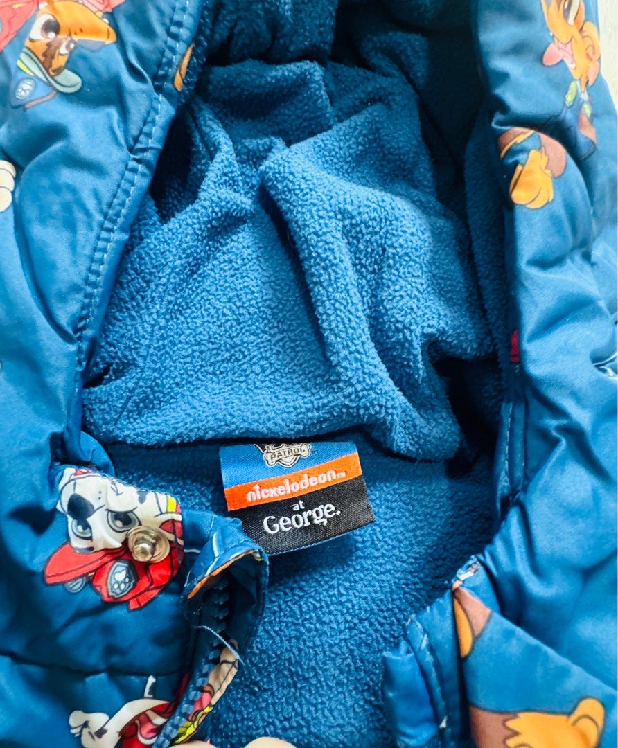 GEORGE Paw Patrol 1.5 2 years old puffer jacket Babies Kids Babies Kids Fashion on Carousell