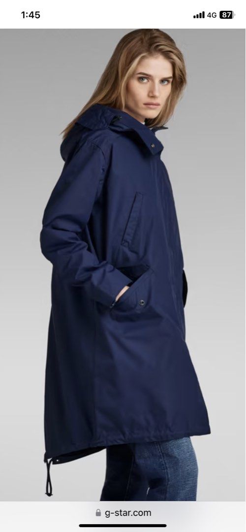 G star Raw Navy blue Winter Jacket new without tag Women s Fashion Coats Jackets and Outerwear on Carousell