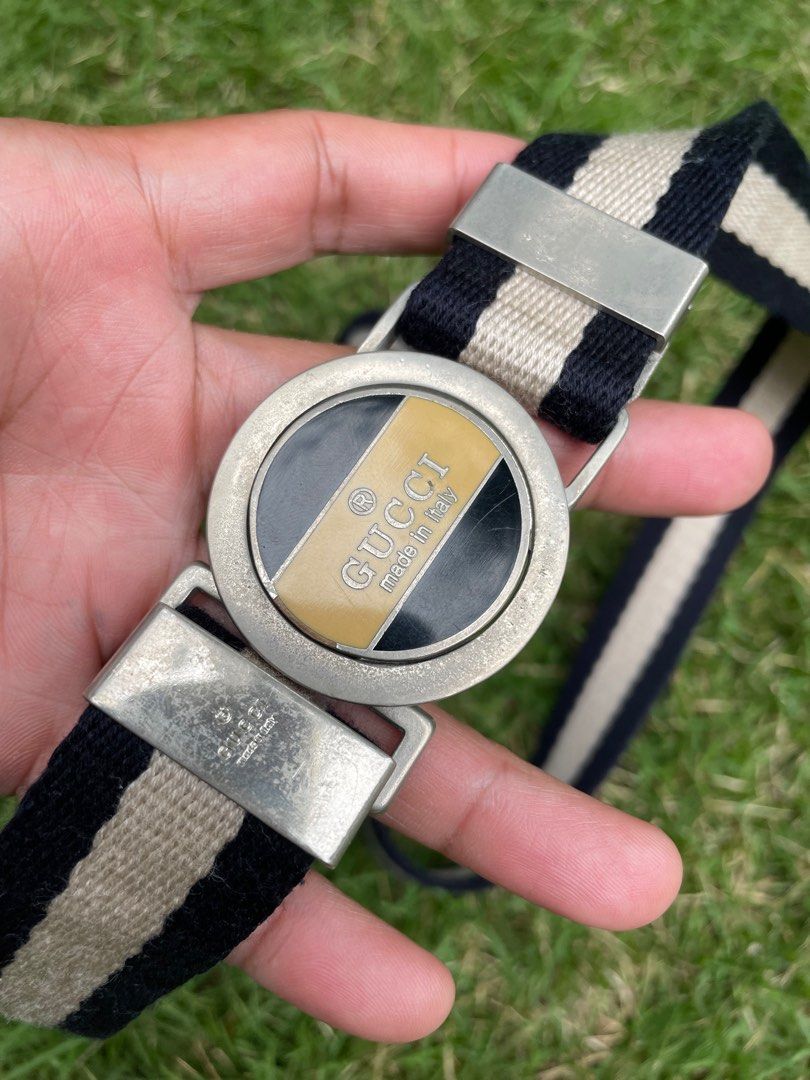 Gucci canvas belt new arrivals