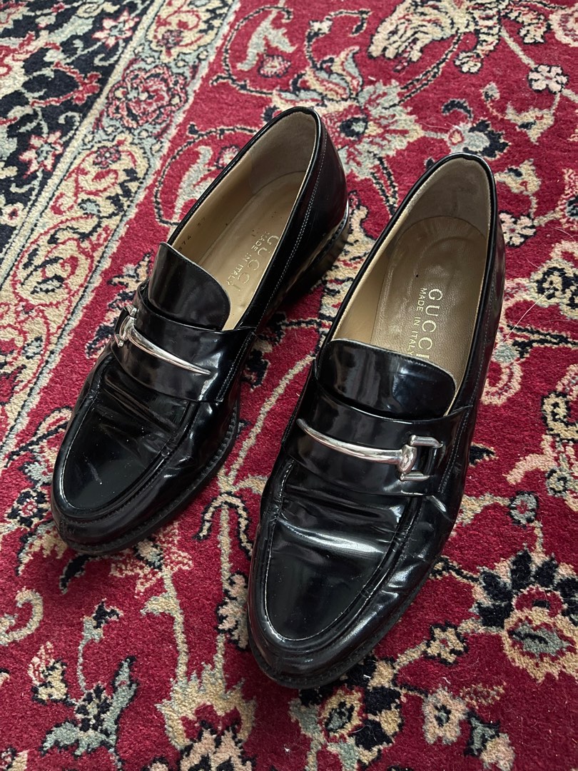 Gucci Loafers Patent Authentic Women s Fashion Footwear Loafers on Carousell