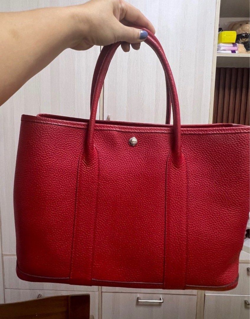 Hermes Leather tote bag Luxury Bags Wallets on Carousell
