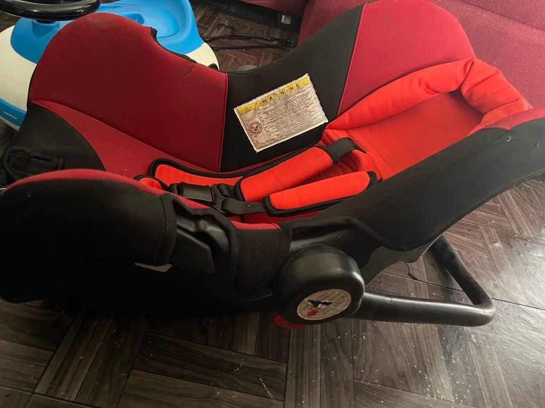 Car seat high chair clearance