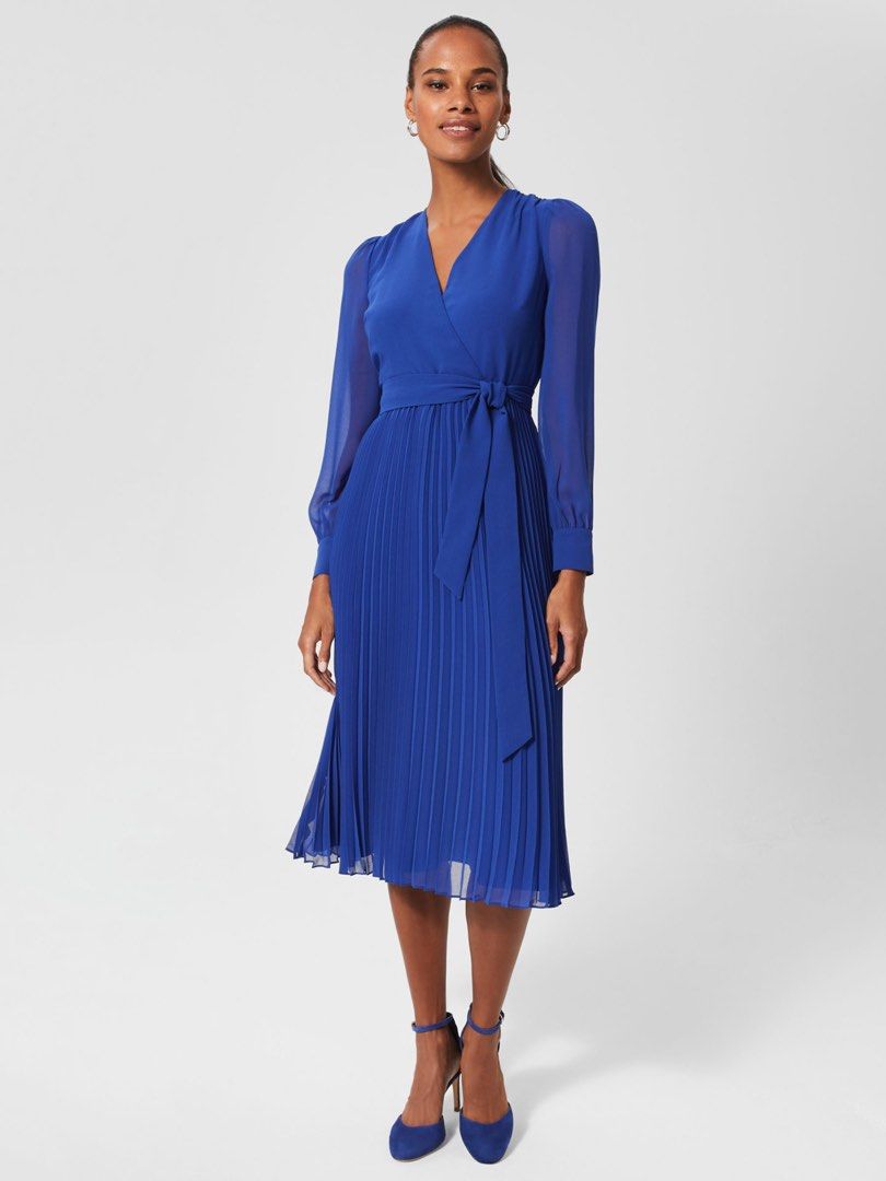 Hobbs royal blue dress top