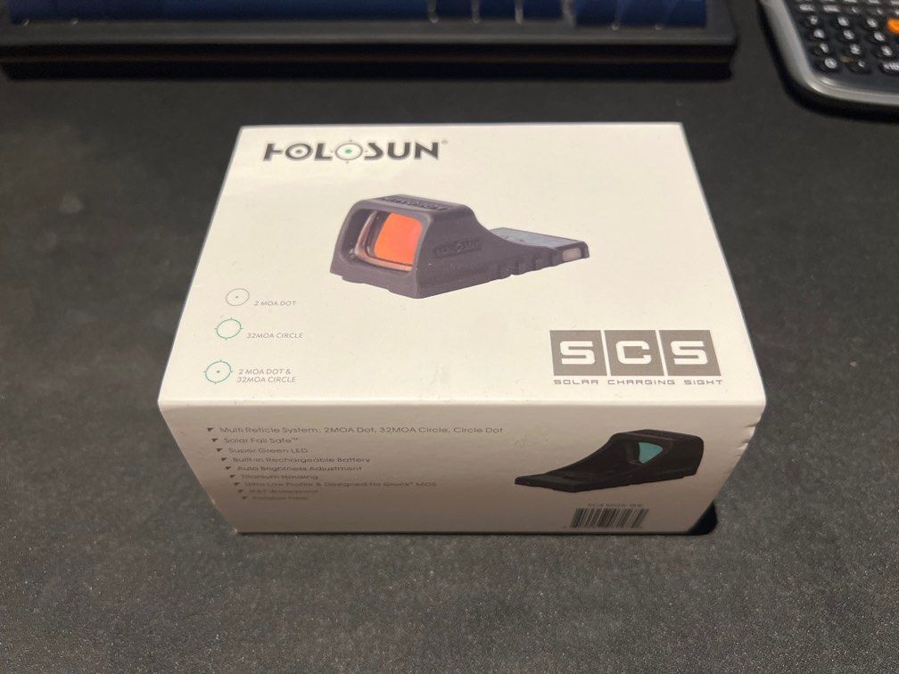 Holosun SCS Mos glock (Category: Other Sports Equipment and Supplies) located in Quezon City. Submitted by techfindsmnl (Listing ID 1324851412, Image 1). Description: Holosun SCS Mos glock Brand new 29k Mall price 33k Can be picked up at congressional.