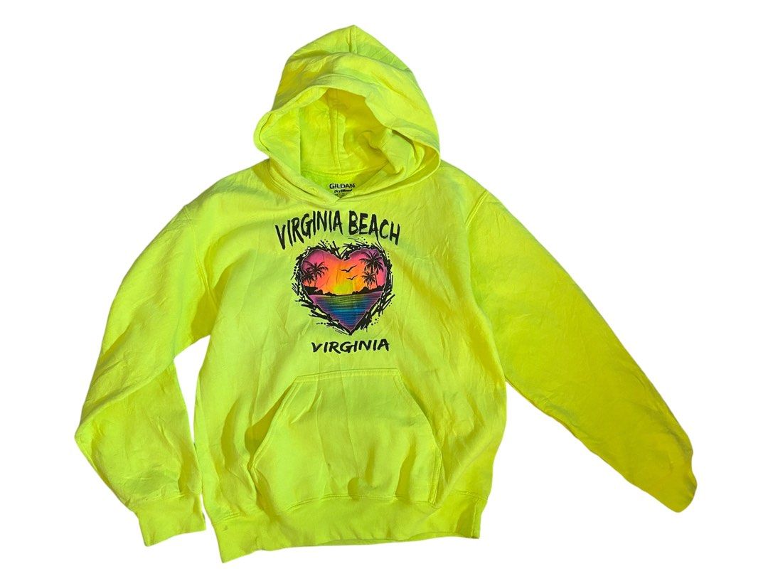 Neon gildan hoodie shop
