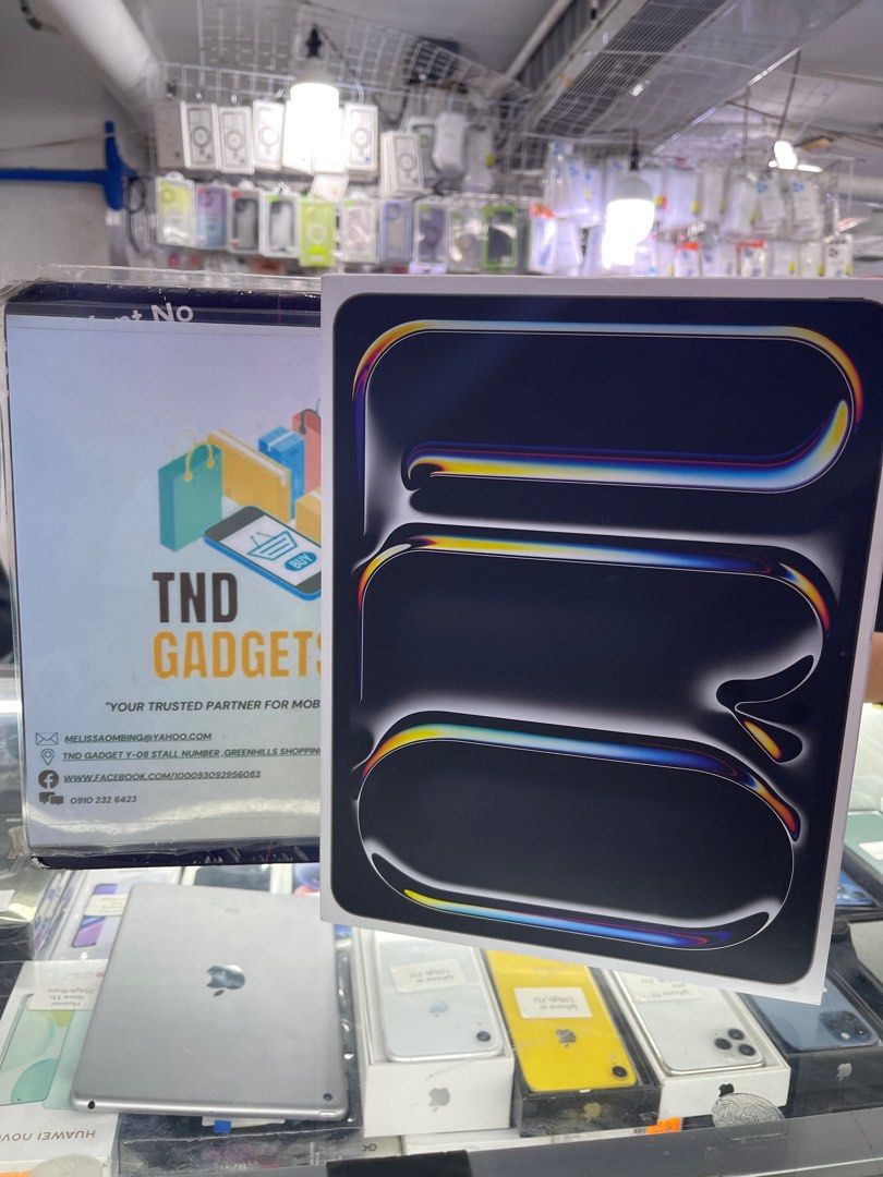 IPad Pro m4 13inch 1TB wifi+ cellular (Category: iPad) located in Pasig City. Submitted by melissaomb01623 (Listing ID 1324825158, Image 2). Description: IPad Pro m4 13 inch 1TB wifi+cellular Brand new sealed 1 year warranty 📌pick up store in greenhills shopping center 📌we do cod in metro manila and near provinces just add sf only 📌we ship nationwide via LBC 📌we accept swap/trade in 📌we accept credit card installment 📌we accept ggives 📌we 