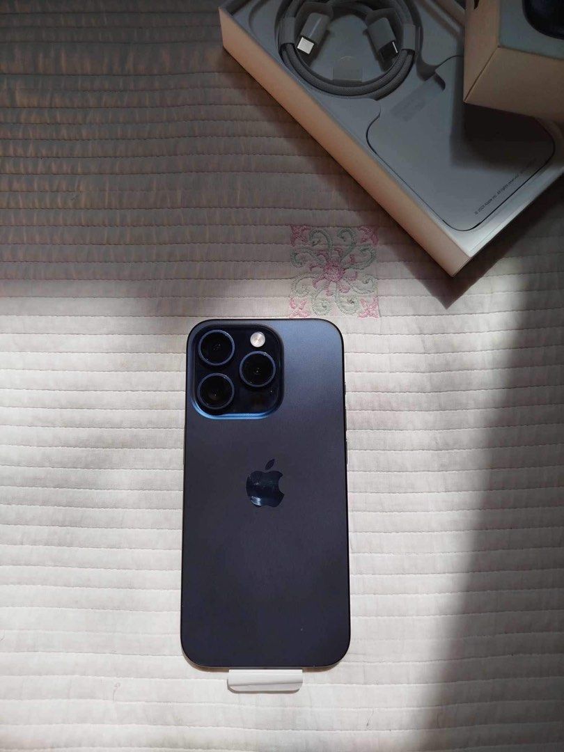 Iphone 15 pro 256GB rush sale (Category: iPhone 15 Series) located in Butuan. Submitted by pingluxe (Listing ID 1324837663, Image 3). Description: RUSH SALE -Original price sa macstore: 69,990 -Na open yung box but never na open yung phone -Won this sa raffle and want cash instead -You can videocall with me to verify and message me sa fb ko -Original Brandnew VERY STEAL PRICE .
