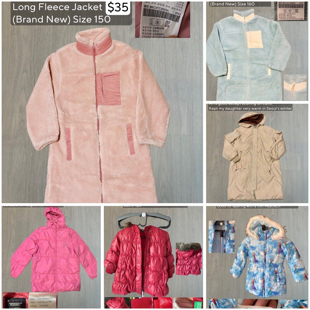 Item 3 Multiple Girls Down Padded Jackets Babies Kids Babies Kids Fashion on Carousell