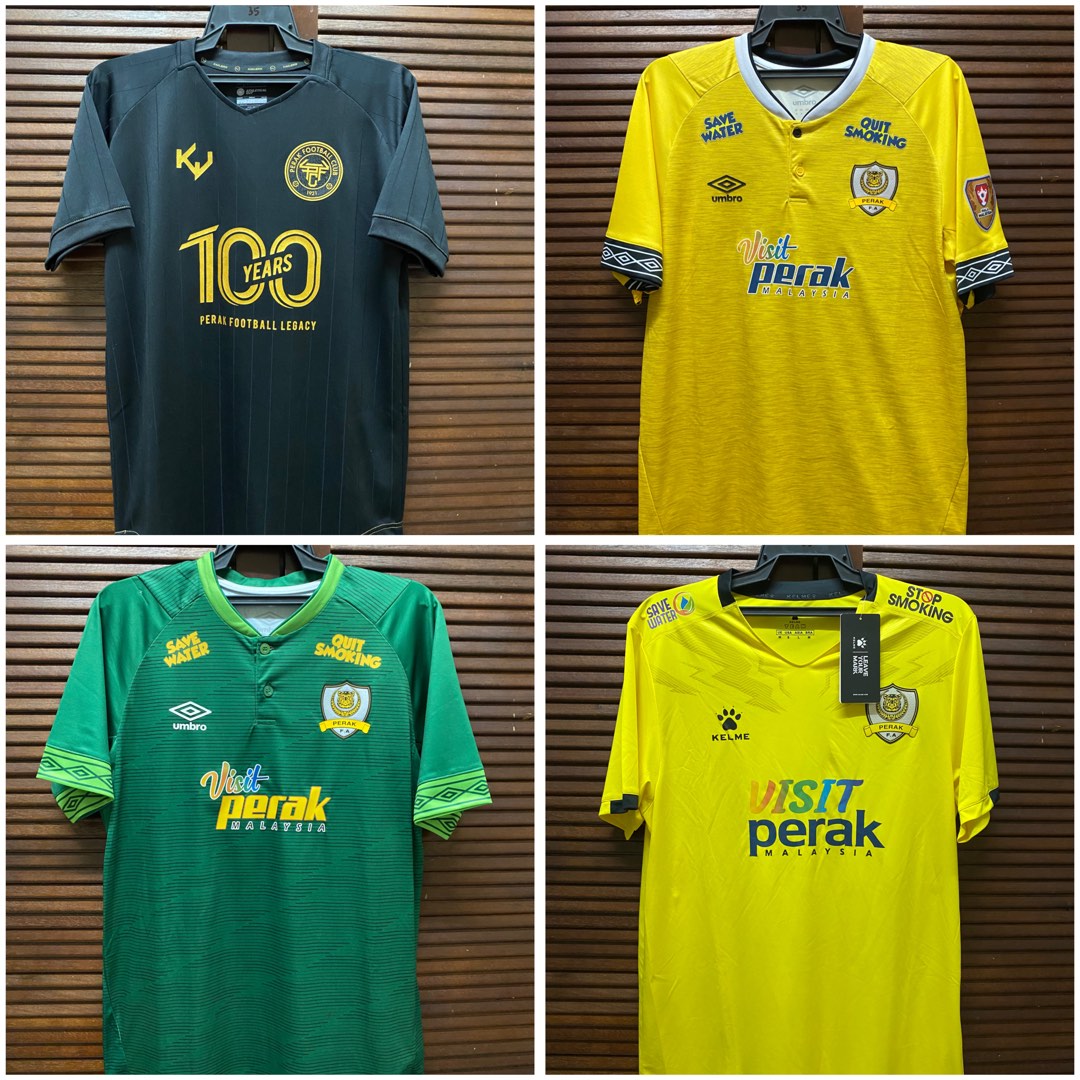 Jersi Perak FA Kaki Jersi Umbro Kelme Original, Men's Fashion, Activewear on Carousell