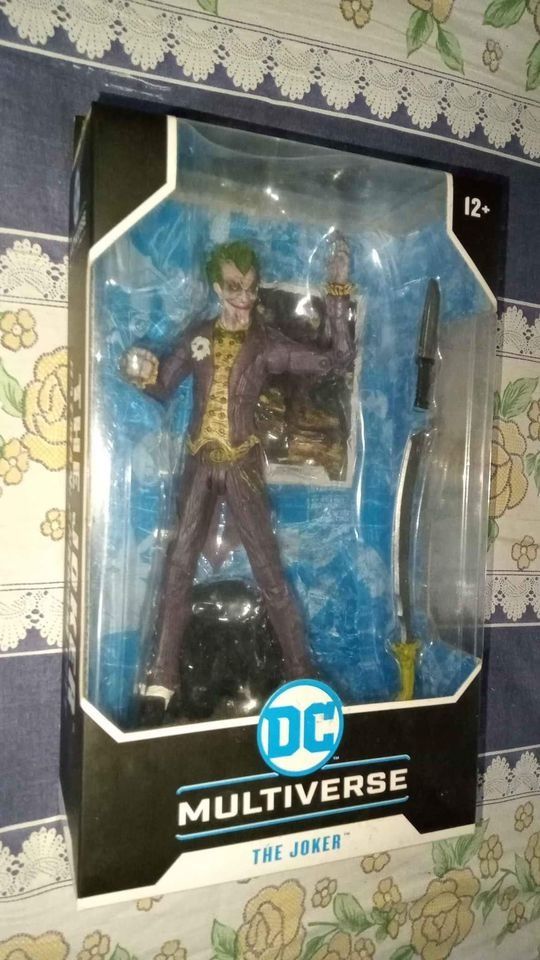 Joker (Batman Arkham City) McFarlane DC Multiverse (BIB) (Category: Figurines & Statues) located in Iloilo. Submitted by wintersc09 (Listing ID 1324860989, Image 2). Description: McFarlane Toys DC Multiverse Arkham City Joker action figure Price: P1,000.00 - 7-inch articulated action figure - In good condition - Back in box, only checked for defects Open for shipping outside Iloilo City. Shipping fee P135.00 if LBC branch pick up / P300.00 if doo
