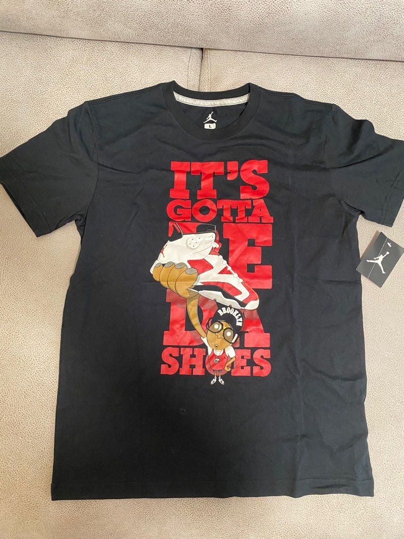 Jordan carmine tee, 男裝, 上身及套裝, T-shirt、恤衫、有領衫