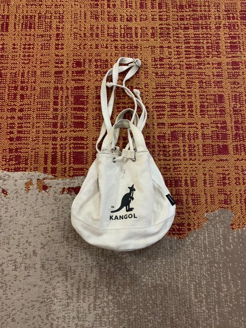 Kangol canvas bucket bag Women s Fashion Bags Wallets Tote Bags on Carousell