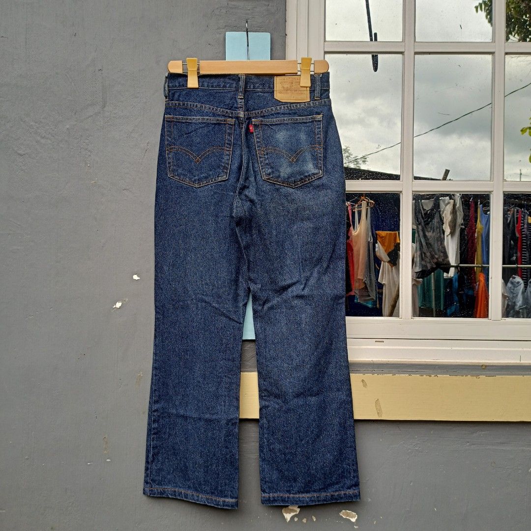Levis 560 Women s Jeans Denim Straight Fit Pants Women s Fashion Bottoms Jeans on Carousell