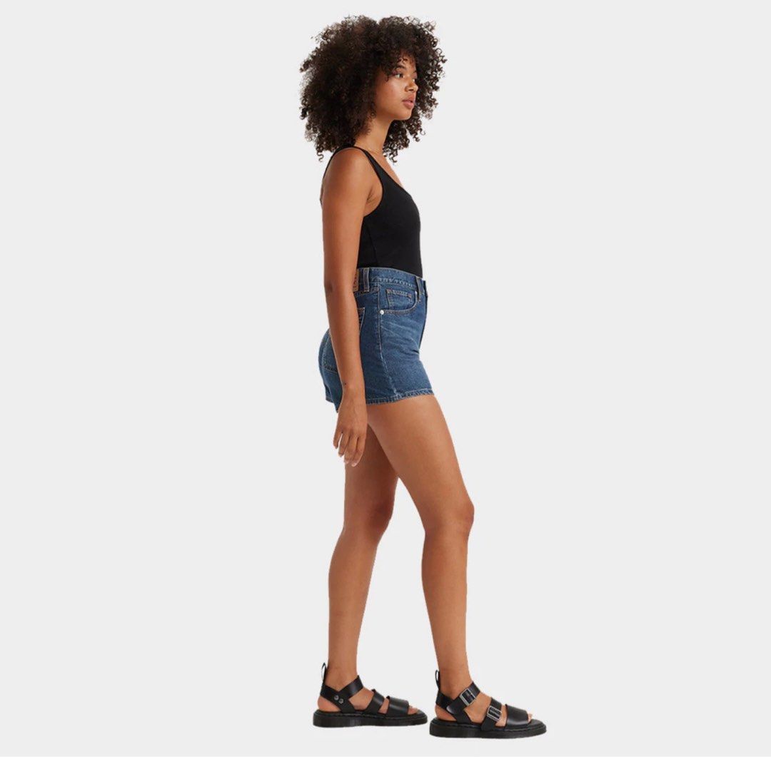 Levi high waisted mom shorts best sale