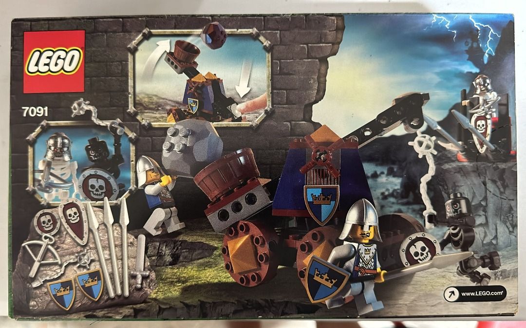 MISB LEGO CASTLE 7091 KNIGHT S CATAPULT DEFENSE BRAND NEW AND DISCONTINUED Hobbies Toys Toys Games on Carousell