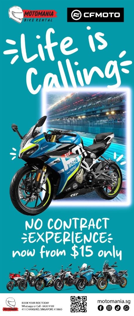 [MOTORCYCLE RENTAL] OFFICIAL PARTNERS FOR CFMOTO | PAPIO | 150NK ...